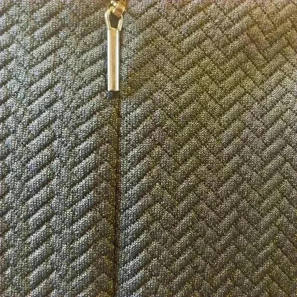 Rebecca Taylor Womens Back Zip Cap Sleeve Crew Neck Skater Dress Navy Blue 4. - Picture 3 of 8